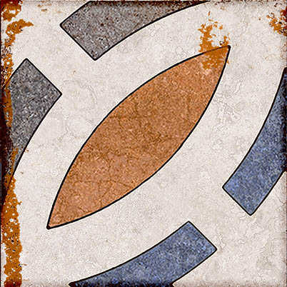 Мелкоформатная плитка Margaret Dec Mix matte 99х99х7 фото